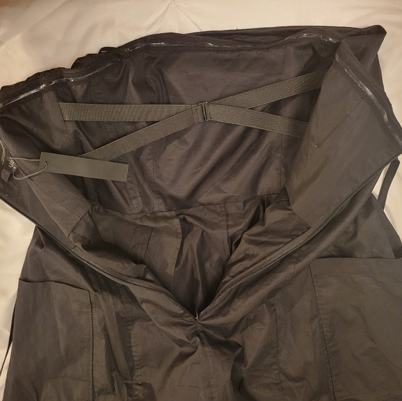 TIBI playsuit strapless wrap effect Jumpsuit,color black, size 6 - Picture 9 of 13